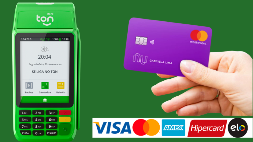 Maquininha Ton aceita Nubank